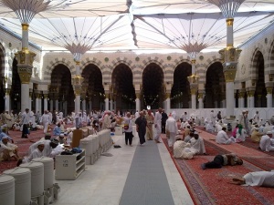 Inside Masjid-an Nabawi